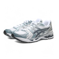 ASICS 慢跑鞋 GEL-KAYANO 14 白藍銀 復古 情侶鞋 男女 1203A537106