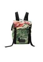 Valentino 二手 Valentino Roger Dean 紅色龍紋尼龍背包