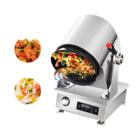 Smart Robot Cooker Auto Frying Wok Drum Automatic Cooking Machine Pot Intelligent Cooking Robot Restaurant Fried Rice Machine