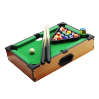Mini Pool Table Set Billiard Ball Snooker Tabletop Pool Table Desktop Game