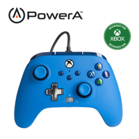 【PowerA】|XBOX 官方授權|增強款有線遊戲手把(1518811-02) - 藍色