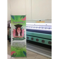 X-BANNER WISUDA 60x160 sudah sama tiang (FREE DESAIN)