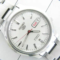 SNK789K1 Second-hand (Spanish+English) Double calendar transparent back automatic men's watch sapphire 7S26 Seiko 5