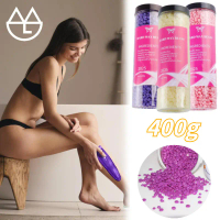 400g Natural Depilatory Wax Body Hair Removal Brazilian Hard Wax Beans Perontok Bulu
