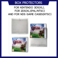 Box Protector Sleeve For 3DS For 2DS (XL) For NDS NTSC Games Custom Made Clear Plastic Cases