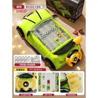 兒童賽車闖關大冒險遊戲機真方向盤模擬開車男女孩玩具禮物