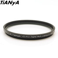 Tianya天涯18層多層膜52mm保護鏡MC-UV濾鏡MRC-UV保護鏡52mm濾鏡T18P52B(超薄框,黑邊)