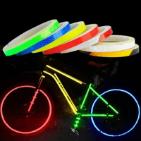 Body Modification Decorative Stickers Reflective Stickers Bicycle Motorcycle Vehicle Contour Collision Warning Stickers
