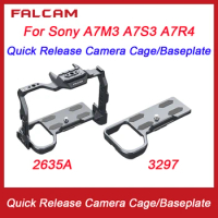 FALCAM F22&amp;F38&amp;F50 2635A Quick Camera Cage/3297 Baseplate V2 For Sony A7M3,A7S3,A7R4