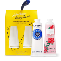 L OCCITANE 歐舒丹 熱銷雙入手霜禮盒組-乳油木+牡丹