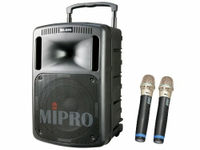 MIPRO MA-808 大型行動式擴音喇叭 附二支無線麥克風