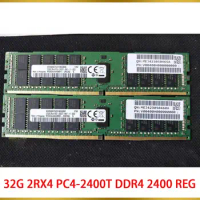 1 Pcs Server Memory 32G 32GB For Inspur 2RX4 PC4-2400T DDR4 2400 REG RAM