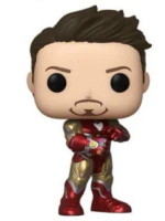 Marvel Avengers Ironman with Infinity Gauntlet Bobble Head Figure Collection Vinyl Doll Model Toys