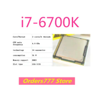 New imported original i7-6700K 6700K 6700 CPU Dual Core Four Thread 1150 4.0GHz 91W 14nm DDR3 DDR4 quality assurance