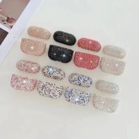 Luxury Shiny diamond Hard Earphone Cases For Apple AirPods 3 New Cute bling Case For AirPods Pro 2 3 Headset Box Shell Cover