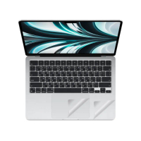 【防摔專家】新款Macbook Air 13.6吋 A2681 手墊貼膜/觸控板保護貼(銀色)