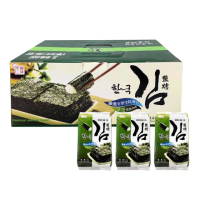 【韓味不二】鹽烤海苔 5公克(36入/1盒)