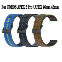 Quick Release Strap For COROS APEX 2 Pro / APEX 46mm 42mm Silicone Watch Band For COROS PACE 2 Wristband Bracelet Accessories