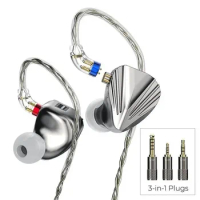 CVJ Kumo 8BA HIFI Best in Ear Wired IEMs Earphone Balanced Armature Monitors Headphone with 3in1 Plug Tuning Switch