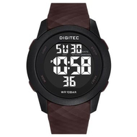 Jam Tangan Pria ORIGINAL DIGITEC 5273 Digital Strap Rubber Water Resistant 10 bar Garansi 1 Tahun Co