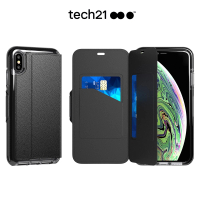 tech21 英國Tech 21超衝擊EVO WALLET iPhone Xs Max 防撞軟質保護皮套-黑