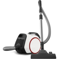Miele Boost CX1 PowerLine SNRF0 Bagless Canister Vacuum Cleaner in Lotus White, Compact