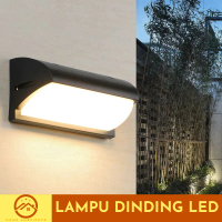 Set Lampu Dinding LED Hias Pagar Teras Rumah - Warm White | Model Modern Minimalis