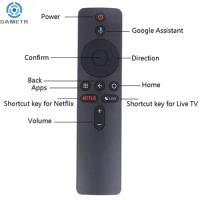 XMRM-006 Voice Remote Control For Xiaomi MI Box S MDZ-22-AB MDZ-24-AA Smart TV Box Bluetooth Remote Control Google Assistant
