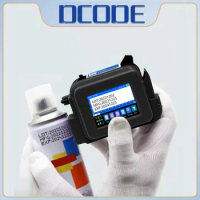 DCODE C02 12.7mm Portable Mini Handheld Thermal Inkjet Printer for Text QR Barcode Batch Number Logo Date Label Printer