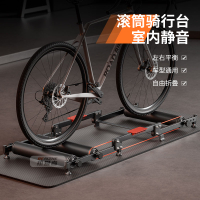 附發票 自行車伸縮訓練架折疊滾筒式山地車騎行臺家用室內訓練健身騎行架353S 快速出貨