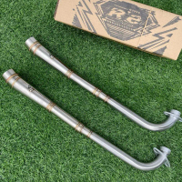 leheran Knalpot pipa depan 32 kompetisi drag race pipa depan 32 pemasangan standrt 130cc - 200cc jup