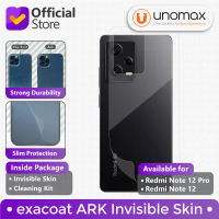 Skin Compatible With Xiaomi Redmi Note 12 / Note 12 Pro 5G Ark by Exacoat Back Protector / Garskin