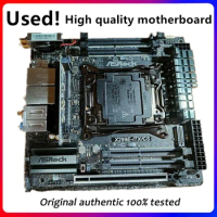 X299E ITX X299i MINI ITX For ASRock X299E-ITX/CS M.2 Motherboard LGA 2066 DDR4 For Intel X299 Original Desktop Used Mainboard