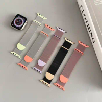 Magnetic Metal Straps for Apple Watch Bands 38 40 41 42 44 45 49mm Loop Stainless Steel Watchband iwatch Ultra 9 8 7 6 Bracelet