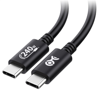 [4美國直購] Cable Matters 201440 USB-C 充電線-2M PD3.1 240W USB-IF認證 兼容 Thunderbolt 4/3