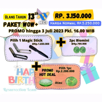 PROMO DIPERPANJANG PAKET MILAD MCI
