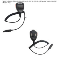 BAOFENG Waterproof Speaker Microphone For Walkie Talkie UV-9R Plus UV-XR UV9R Pro GT-3WP BF-9700 BF-A58 Two Way Radios Hand MIC