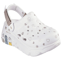 Skechers Max Cushioning Foamies [111658OFWT] 女 涼鞋 拖鞋 舒適 穿搭 白
