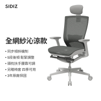 SIDIZ T50 AIR 升級腰靠款 全網高階人體工學椅(辦公椅 電腦椅 透氣網椅)