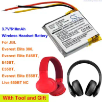 Cameron Sino 610mAh Wireless Headset Battery for JBL E45BT, Everest Elite 300, Everest Elite E45BT, E55BT, Everest Elite E55BT