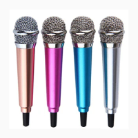 Mini Microphone Handily Gripped Sound Amplifier Simple Operation Voice Transmitter Enjoy Singing Karaoke Device Gold