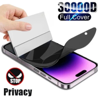 3Pcs Anti-Spy Hydroge Film Screen Protector For iPhone 13 14 11 12 15 Pro Max For iPhone 14 6 7 8 Plus 12 13 Mini 13 14 Pro Film