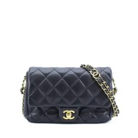 Chanel Mini Flap Bag Black Lambskin I16349C