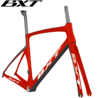 BXT T1000 carbon road bike frame cycling BSA V brake Di2 Mechanical Frame Carbon Frames 700C*25C Car