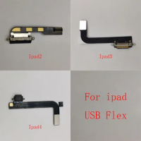 USB Charging Port Connector Charger Dock Socket Flex Cable For ipad 2 3 4 A1395 A1396 a1397 IPad3 A1416 A1430 IPad4 A1458 A1460