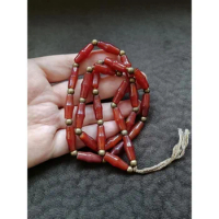 Agate Necklace Red Agate Beads Accessories