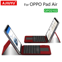 Keyboard Case Russian French Hebrew Spanish Korean Portuguese For OPPO Pad Air 10.36" OPD2102 TPU Tablet Protective Cover Case