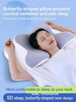 Cooling Memory Foam Pillow Ergonomic Neck Support Pillow Breathable Ice Silk