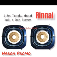 Rinnai Paket Hemat 2 Tatakan Rinnai Kaki 6 Free 2 Burner Rinnai Besar Untuk 602 Ag 712 A Harga Promo