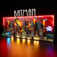 Hprosper LED Light For 76271 The Animated Series Gotham City Decorative Lamp With Battery Box (Not I